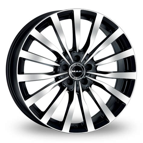 Mak Krone Black Mirror Alloy Wheels Wheelbase