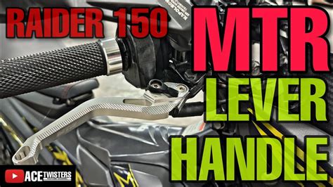 VLOG 134 MTR Lever Handle For Raider 150 Lever Handle Installation