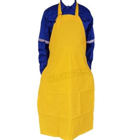 Hi Safe Pvc Chemical Resistant Apron With Ties Lazada