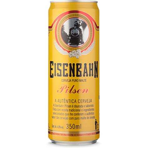 Cerveja Eisenbahn Pilsen Lata 350 Ml BEBIDAS