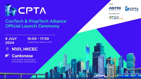 The Official Launch Ceremony Of The Contech Proptech Alliance Cpta