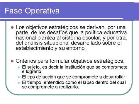 Proyecto Educativo Institucional Fases Y Componentes Orientaciones