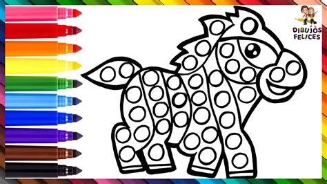 Dibuja Y Colorea Un Arcoiris Cavallo Pop It 🐎🔴🟠🟡🟢🔵🟣🌈 Dibujos Para Niños Youtube