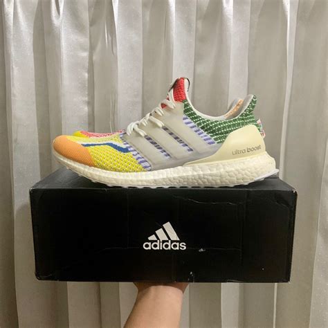 Adidas Ultraboost 5 0 Dna Pride Pack Love Unites Fesyen Pria Sepatu Sneakers Di Carousell