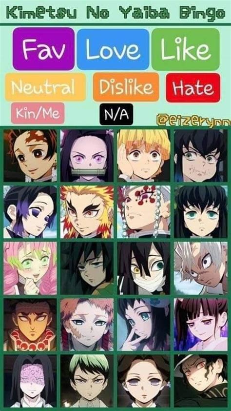 Infp Anime Characters Demon Slayer