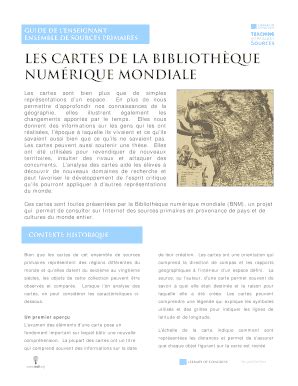 Fillable Online Loc Les Cartes De La Biblioth Que Num Rique Mondiale