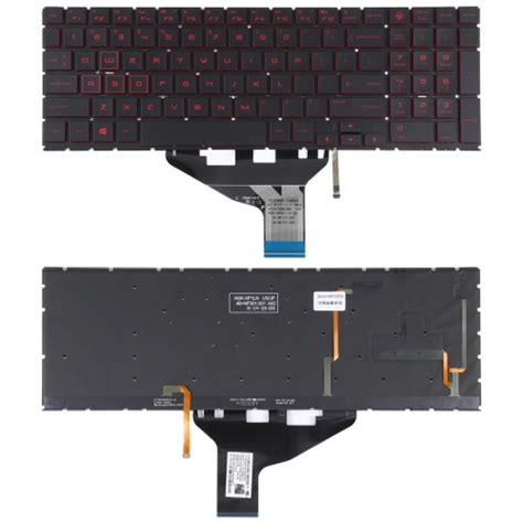 For HP OMEN 15 DC 15 DH 15T DC 17 CB US Version Keyboard With Red Backlight