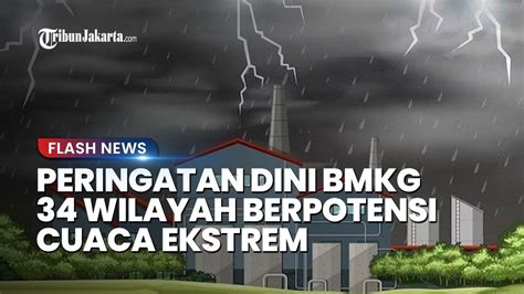 Peringatan Dini Besok Jumat 5 Januari 2024 BMKG Waspada Cuaca Ekstrem