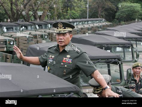 Philippine Armed Forces Chief Gen Hermogenes Esperon Jr Boards One Of