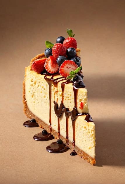 Premium Photo Delicious Dessert Cake Pastry Food Advertising A Slice