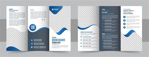 Trifold Travel Brochure Template Travel Tour Agency Trifold Brochure