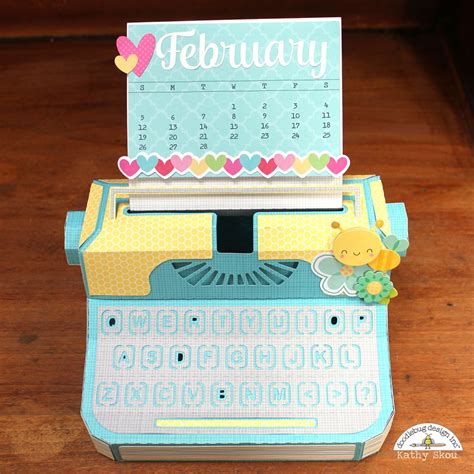 My Happy Place Doodlebug Design 3D Calendar