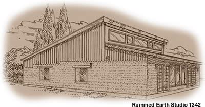 Rammed Earth House Plans - Rammed Earth Home - House Plan 1342