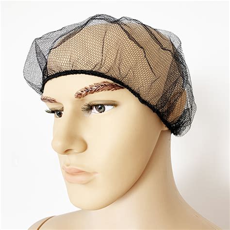 Disposable Black Mesh Nylon Cap