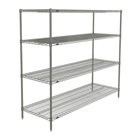 Metro N576C Super Erecta Chrome Wire Shelf Kit 72 W X 24 D X 63 H