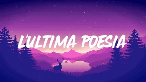 Geolier Ultimo L ULTIMA POESIA Sanremo 2024 Testo Lyrics YouTube