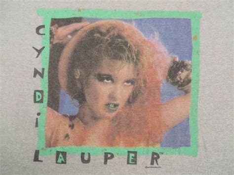 CYNDI LAUPER Original Vintage 1984 Tour TSHIRT Etsy Cyndi Lauper