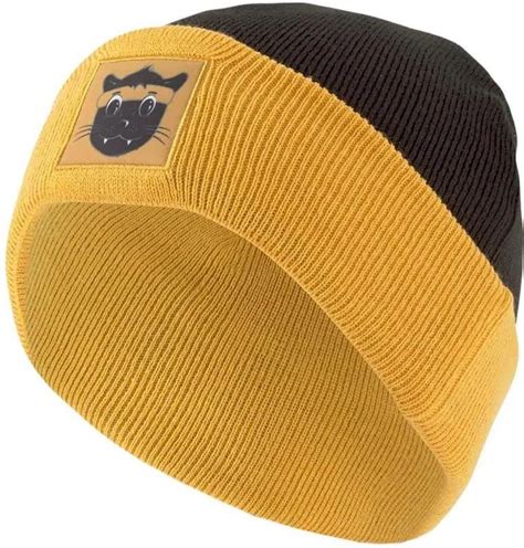 Czapka Puma Animal Classic Cuff Beanie Jr 23456 kolor Czarny Żółty