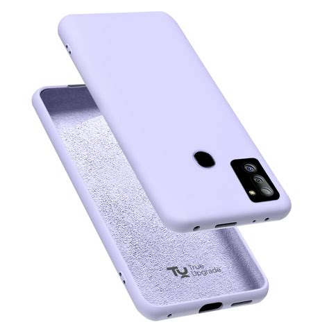 Trueupgrade Liquid Silicone Back Cover Case Compatible For Samsung Galaxy M21 2021 Edition M21