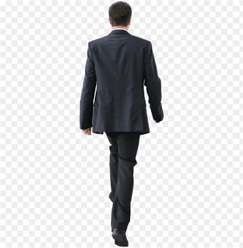 Cutout Man Walking Back People Cutout Cut Out People Man In Suit