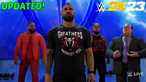 Wwe K How To Update The Bloodline With New Alt Attires More Youtube