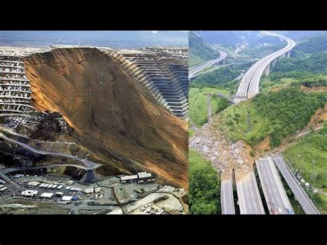 10 Massive Landslides Caught on Camera - YouTube