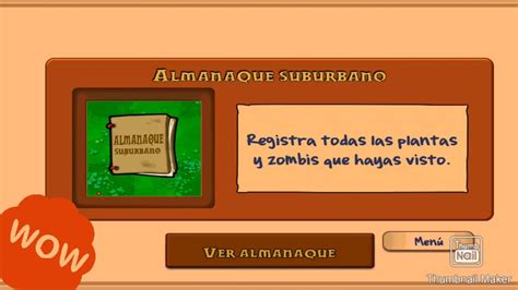 Almanaque Suburbano Plantas Vs Zombies Youtube