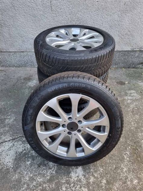 Orig Mercedes Eklasu Alu Felge 17 5x112 Sa Zimskim Gumama