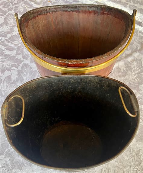 Georgian Mahogany Brass Bound Bucket