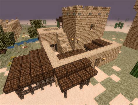 Desert Buildings Houses And Market Minecraft Map