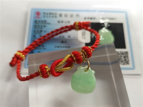 Gelang Tas Hoki Fu Bag Giok Jadeite Natural Asli Bersertifikat Grade A