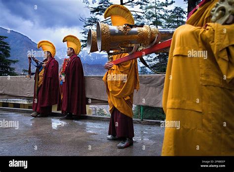 Ritual In Namgyal Monasteryin Tsuglagkhang Complex Mcleod Ganj