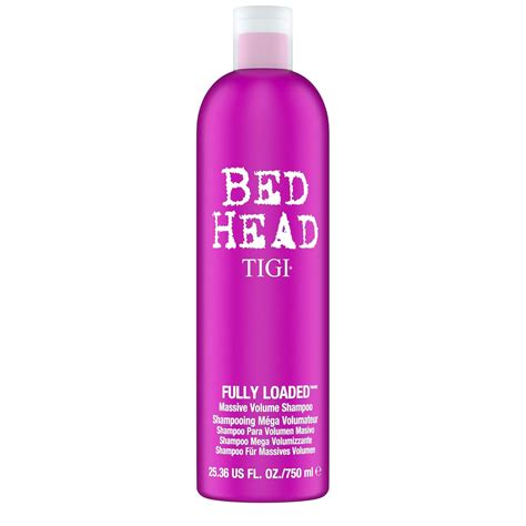 Bed Head By Tigi Fully Loaded Volume Shampoo For Fine Flat Hair 750 Ml