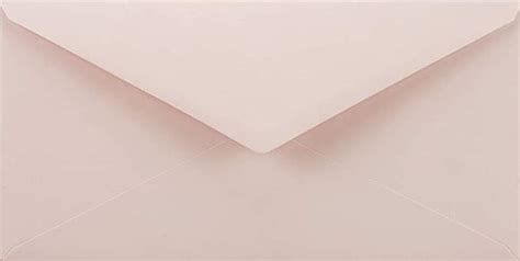 Netuno 100 sobres largos de color rosa pálido DL 110 x 220 mm 115g Sirio Color Nude solapa en