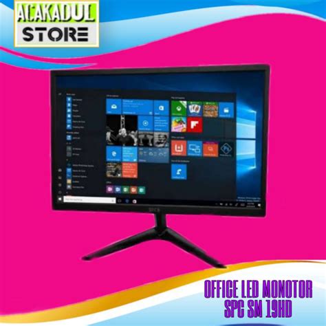 Jual Spc Office Monitor Led Monitor Spc Sm 19hd 19 Inch Shopee Indonesia