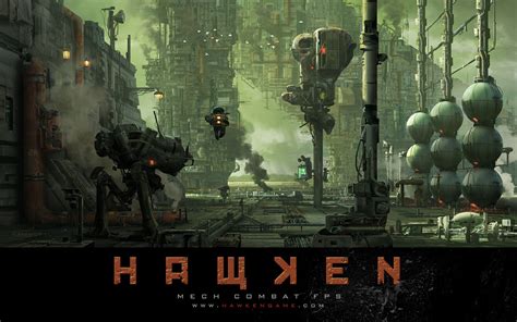 Hawken Onlone Mech Mecha Shooter Sci Fi 8 Wallpapers Hd Desktop