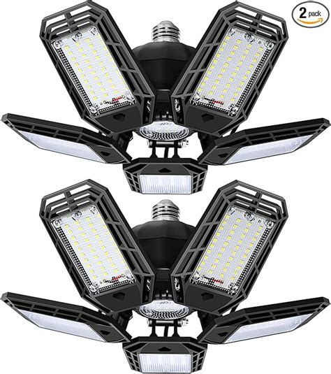 Suyncyi Pack Led Garage Light W Ultra Bright Led Shop Light With