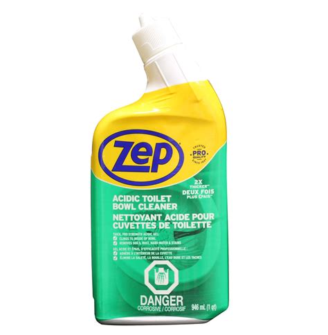 Zep Acidic Toilet Bowl Cleaner 32 Oz Clean Home Supplies