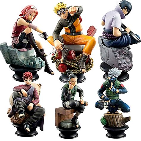 Buy 6 Pcs Naruto Shippuden Anime Figure Naruto Sakura Haruno Sasuke