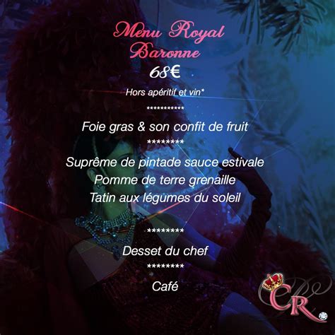 Réserver votre soirée au cabaret Cabaret La Cour Royale