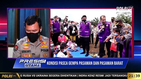 Live Dialog Dengan Kabid Humas Polda Sumbar Terkait Kondisi Pasca Gempa