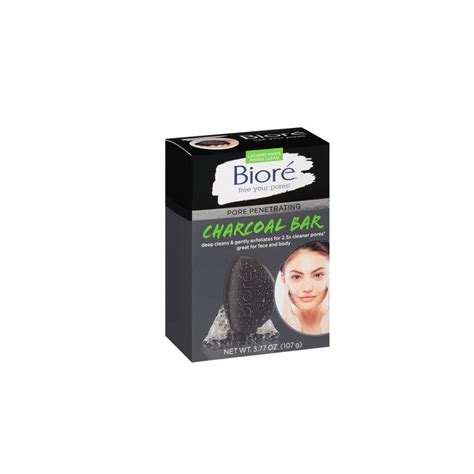 Biore Charcoal Bar Soap 377oz Jollys Pharmacy Online Store
