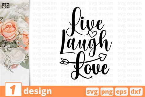 Live Laugh Love Gr Fico Por Svgocean Creative Fabrica