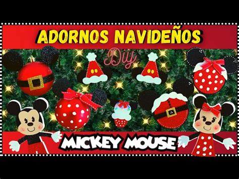 Disfraz Esfera Actor Adornos De Navidad De Mickey Mouse Humedad Limpiar