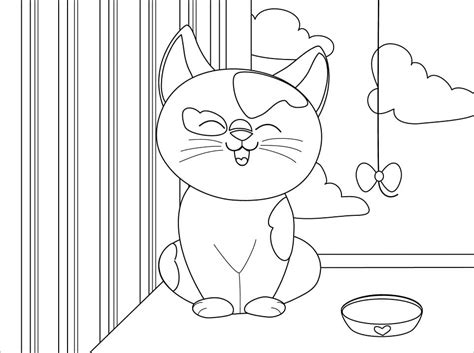 Scary Cat Coloring Play Free Coloring Game Online