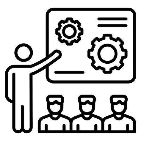 El Icono Vectorial De Instrucciones De Trabajo Se Puede Utilizar Para