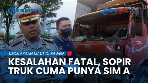 Fakta Baru Insiden Kecelakaan Maut Exit Tol Bawen Polda Jateng Sopir