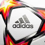 Adidas Fu Ball Champions League Pro Matchball Wei Rot Gelb