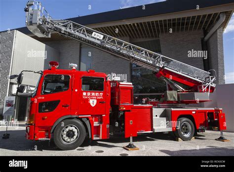 Tokyo Japan 16th Jan 2019 A Fire Truck On Display During The