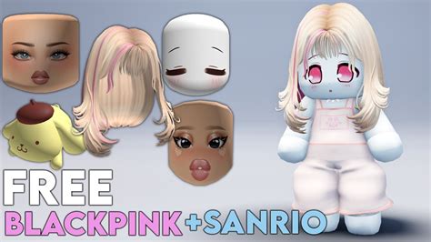 Hurry Blackpink New Hair Emotes Sanrio Event Items 🤩🥰 Youtube